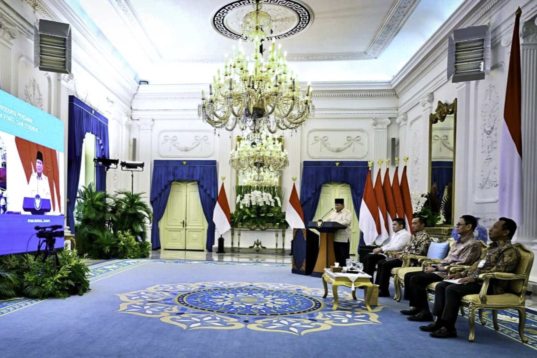 Presiden Prabowo Resmikan Produksi Migas Perdana di Natuna