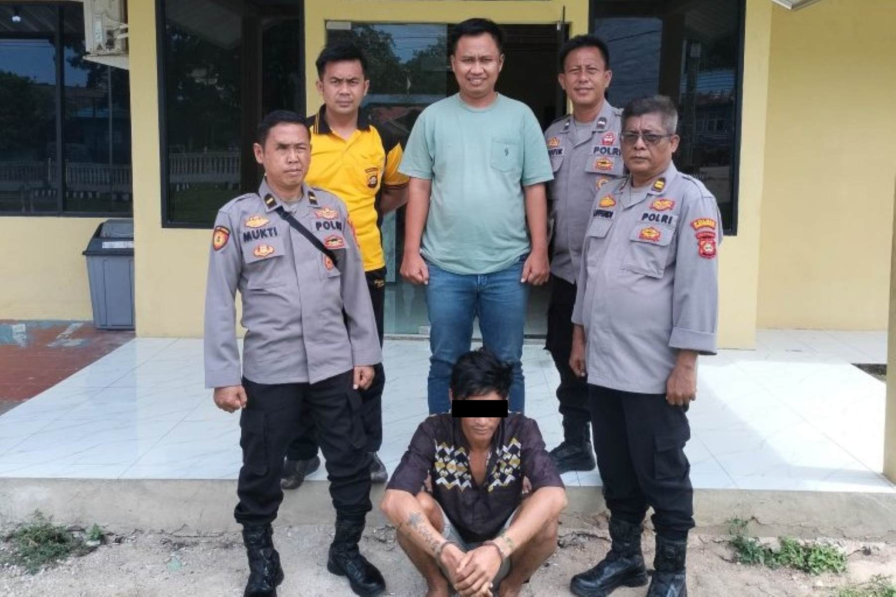 Polsek Tulung Selapan Tangkap Pencuri Sarang Burung Walet di OKI