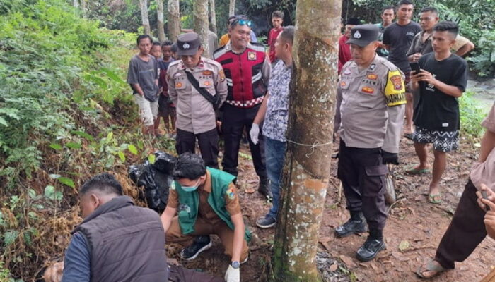 Penemuan Mayat Pria di Sungai Tanggamus, Polisi Lakukan Identifikasi