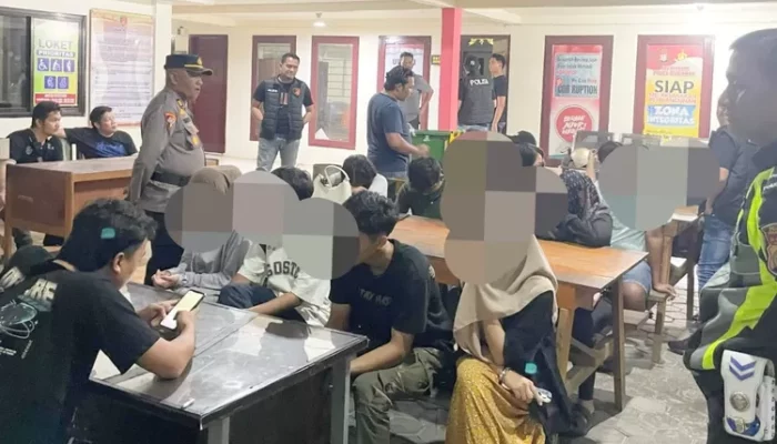 Polres Pelalawan Tertibkan Penginapan dan Warung Remang, 7 Pasangan Diamankan