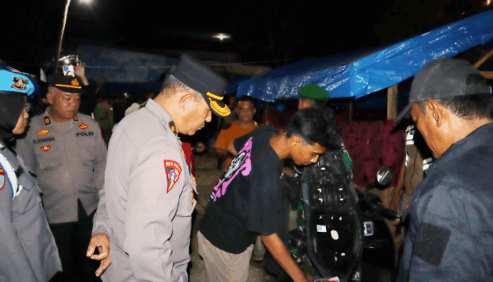 Penertiban Malam Hari di Padangsidimpuan: 18 Orang Diamankan, 3 Positif Narkoba