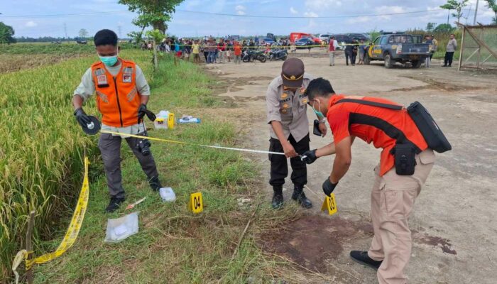 Jasad Pria Ditemukan di Sawah Dekat Sumur Bor Pertamina Indramayu