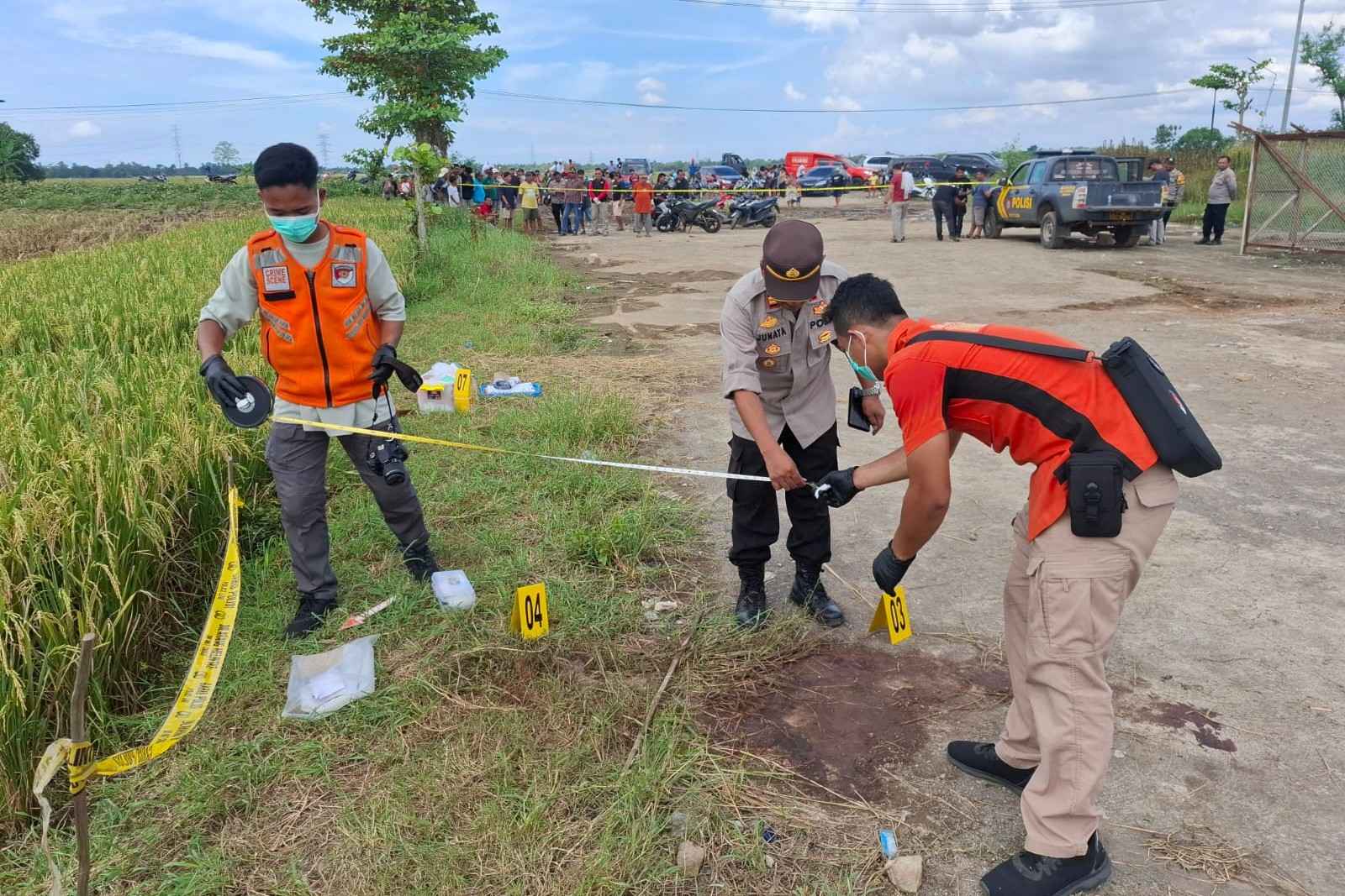Jasad Pria Ditemukan di Sawah Dekat Sumur Bor Pertamina Indramayu