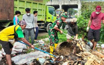 Aksi Gotong Royong TNI Wujud Kepedulian Lingkungan
