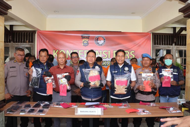 Polresta Jambi Ungkap 13 Kasus Narkoba, Amankan 24 Tersangka