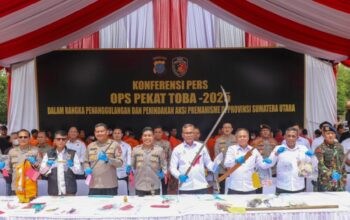 Operasi PEKAT TOBA-2025, 1.389 Pelaku Premanisme Diamankan Polda Sumut