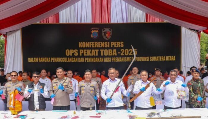 Operasi PEKAT TOBA-2025, 1.389 Pelaku Premanisme Diamankan Polda Sumut