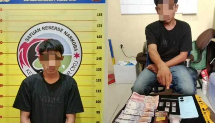 Polres OKU Tangkap Pemuda Penyalur Sabu di Baturaja