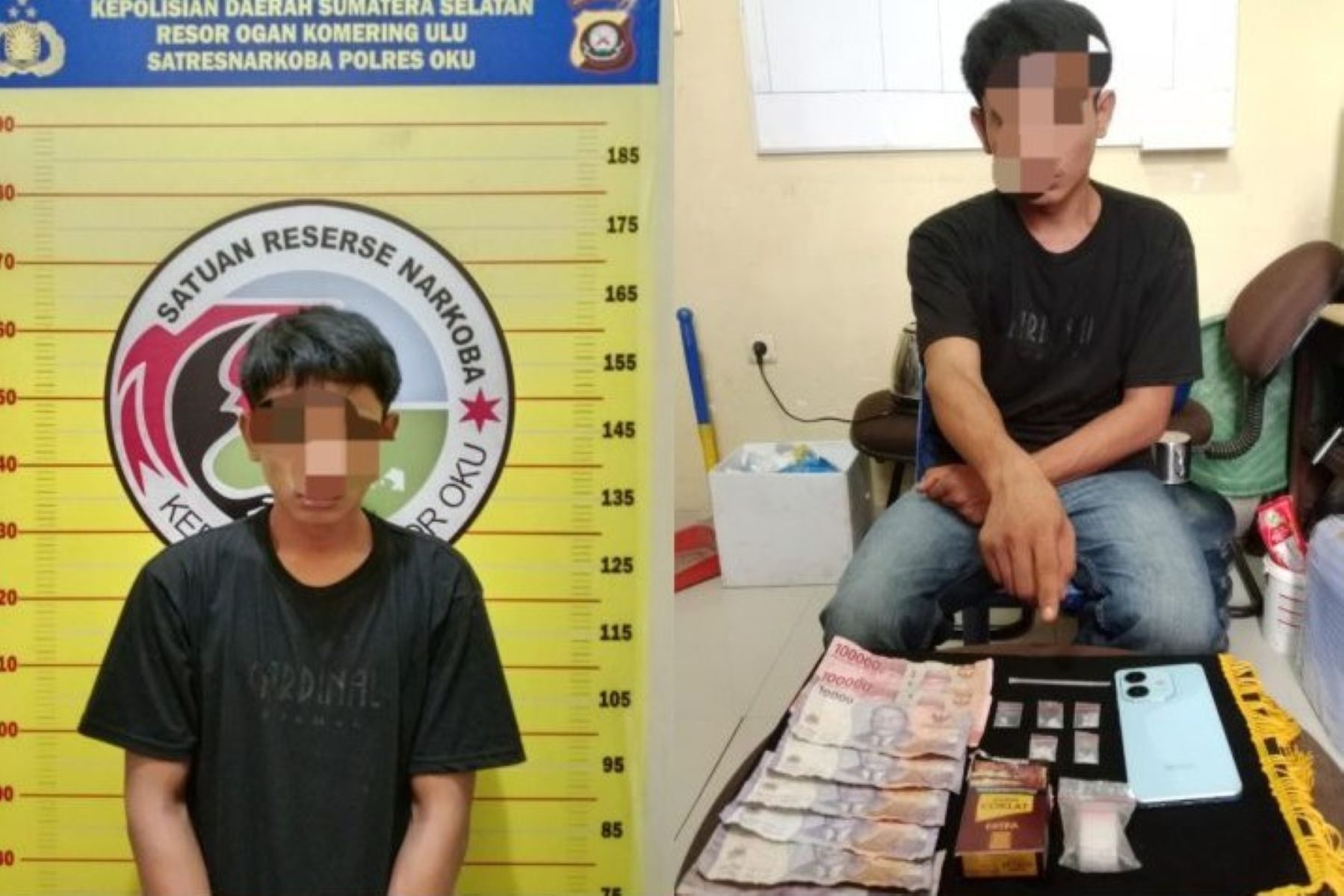 Polres OKU Tangkap Pemuda Penyalur Sabu di Baturaja