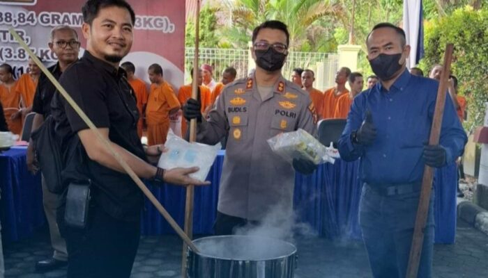 olda Riau Musnahkan 180 Kg Narkotika, Bukti Seriusnya Perang Narkoba