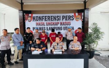 Polisi Ringkus 3 Residivis Curanmor di Lampung Utara