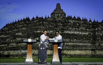 Kemitraan Strategis Indonesia-Prancis Resmi Diluncurkan di Candi Borobudur