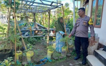Polsek Batulayar Dorong Program Ketahanan Pangan lewat Edukasi di Senggigi