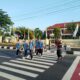 Rawan Pagi Polsek Tanjung, Cegah Kemacetan di Depan SMPN 1 Tanjung
