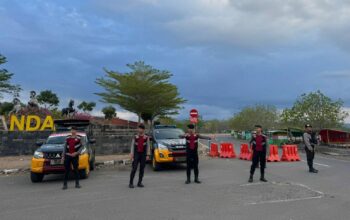 “Rawan Sore” Bentuk Pelayanan Satsamapta Polres Bima Kepada Masyarakat