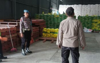 Polsek Lembar Perkuat Pengamanan Objek Vital di Desa Lembar Selatan
