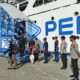 Polsek Kawasan Pelabuhan Laut Bima Laksanakan Pengamanan Kedatangan dan Keberangkatan Kapal KM. Awu di Pelabuhan Bima