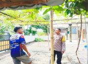 Polsek Gerung Gencarkan Pemanfaatan Pekarangan Kosong Warga