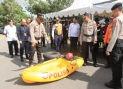 Polres Loteng Bersama Instansi Terkait Siagakan Ratusan Personel Tanggap Siaga Bencana. ‎