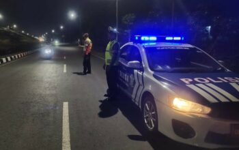 Hadapi Cuaca Ekstrem, Polres Lombok Barat Perketat Patroli Malam di Bypas