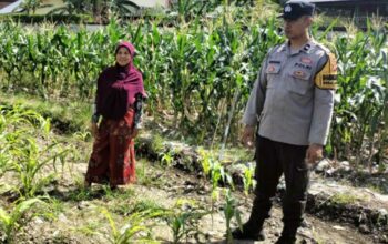 Langkah Nyata Polsek Labuapi Dukung Ketahanan Pangan Keluarga