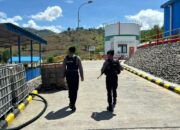 Unit Pamobvit Sat Samapta Polres Bima Kota Lakukan Pengamanan Objek Vital PLTMG Bonto Bima