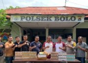 Bobol Gudang Toko dan Gondol Ratusan Bungkus Rokok Serta 1 Unit Tab Android Komplotan Garong ini Dibekuk Polsek Bolo