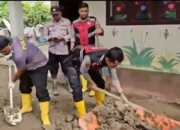Gotong Royong Polri dan Masyarakat, Polres Pidie Jaya Percepat Pemulihan Pascabanjir dan Fasilitas Pendidikan