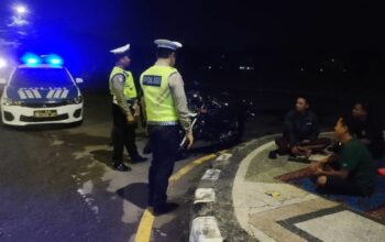 Cegah Balap Liar, Polres Lombok Barat Intensifkan Patroli Malam