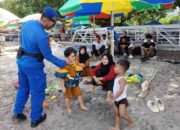 Pantai Senggigi Dijaga Ketat, Polisi Imbau Keselamatan Wisatawan