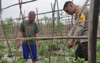 Polres Lobar Perkuat Ketahanan Pangan di Desa Kuranji Dalang