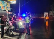 Cegah Balap Liar, Satlantas Polres Lombok Barat Patroli Skala Besar