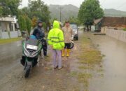 Intensitas Hujan Tinggi, Jajaran Polres Sumbawa Barat Lakukan Monitoring Wilayah Rawan Banjir*