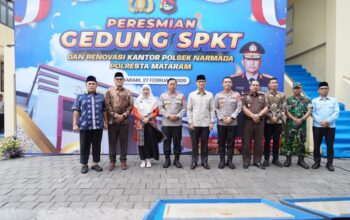 Kapolda NTB Resmikan Gedung SPKT Polresta Mataram, Tegaskan Komitmen Pelayanan Presisi