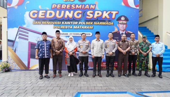 Kapolda NTB Resmikan Gedung SPKT Polresta Mataram, Tegaskan Komitmen Pelayanan Presisi