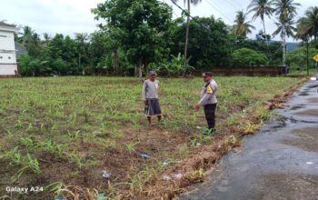 Cara Polsek Gerung Motivasi Petani di Lombok Barat