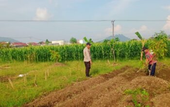 Polsek Labuapi Dukung Program Ketahanan Pangan Nasional