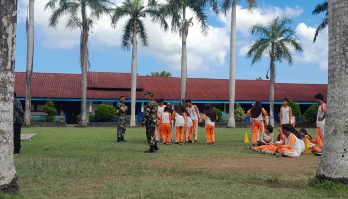 Wasbang Koramil 1606-05 Bangun Karakter Siswa SMP