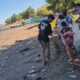 Simponi Dit Polairud Polda NTB Bersama Generasi Maritim Bersihkan Pantai Tanjung Luar