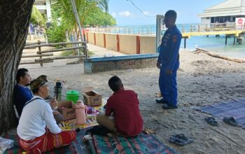 Sat Polairud Polres Lombok Barat Amankan Wisata Senggigi