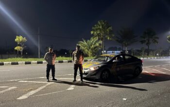 Polsek Kediri Optimalkan Keamanan Jalur Bypass BIL