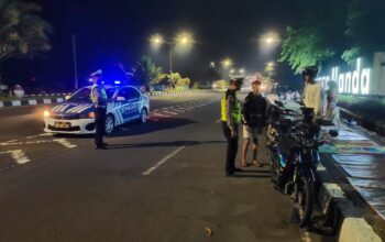 Satlantas Polres Lombok Barat Patroli Balapan Liar di BIL 2