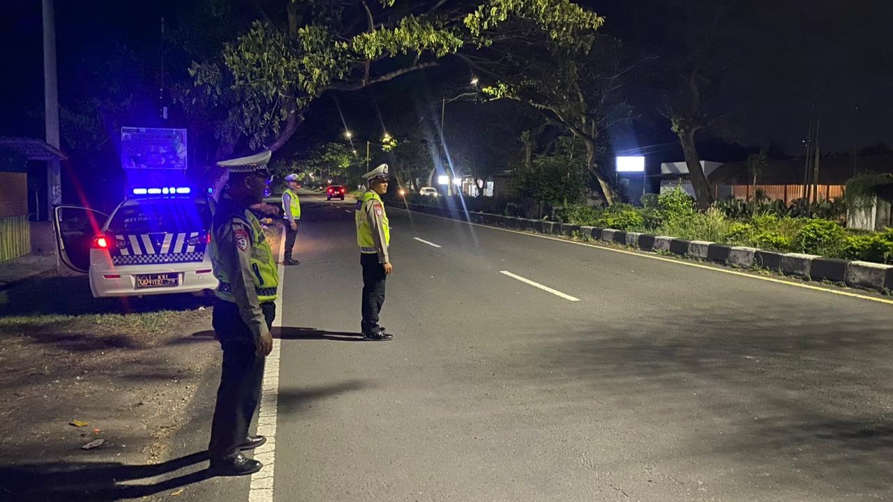 Patroli Satlantas Polres Lombok Barat di Bypass BIL 1