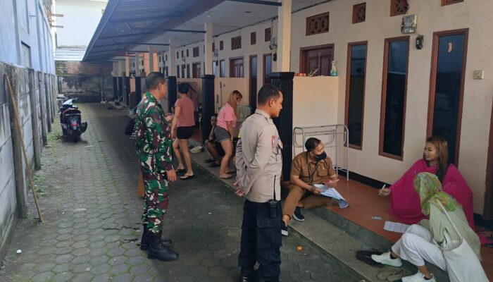 Kolaborasi Babinsa, Bhabinkamtibmas dan Tenaga Kesehatan Jaga Warga Cilinaya