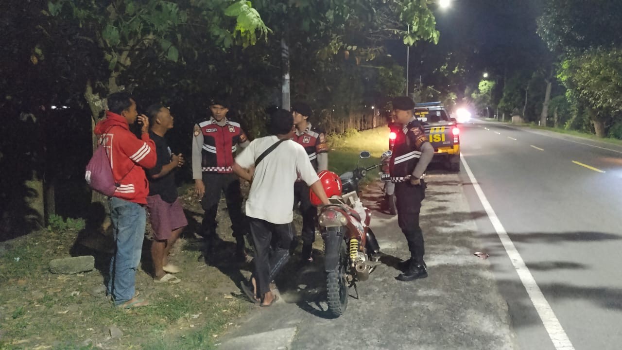 Patroli Dialogis Polres Lombok Barat Jaga Kamtibmas Gerung
