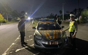 Polsek Kediri Gelar Patroli KRYD Blue Light Antisipasi 3C