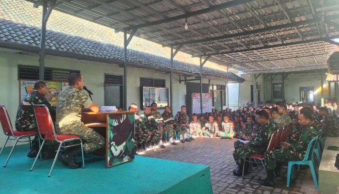 Pengarahan Humanis Dandim 1606 Bangun Prajurit Tangguh dan Loyal