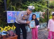 Program Polsanak Sat Lantas Polres Lombok Barat Sasar Pelajar