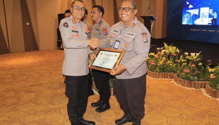 Rakernis Bidang Kehumasan Polda NTB, Si Humas Polres Bima Kabupaten Raih Piagam Terbaik Kategori Konten SPIT dan Mediahub