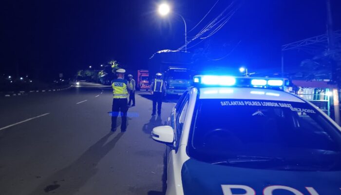 Pastikan Jalur Bypass BIL 2 Aman, Satlantas Polres Lombok Barat Sisir Titik Rawan Kejahatan Jalanan